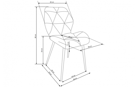 K453 - HALMAR Valgomojo kėdės