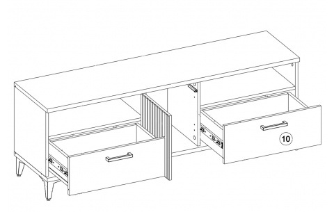 TV ir audio spintelė SRS 10735