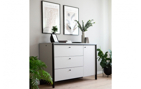 Komoda GRIS 12384