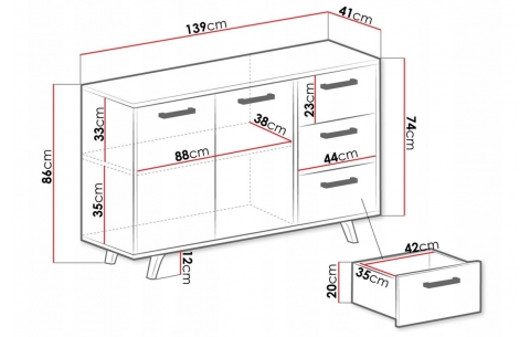 Komoda LBL 12486