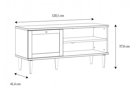 TV ir audio spintelė SCL 12695