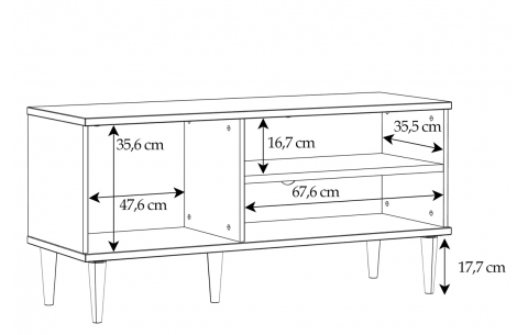 TV ir audio spintelė SCL 12695