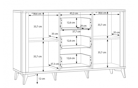 Komoda RFR 13165