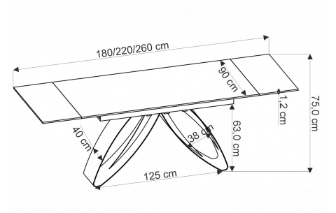 Valgomojo stalas RHL 13873