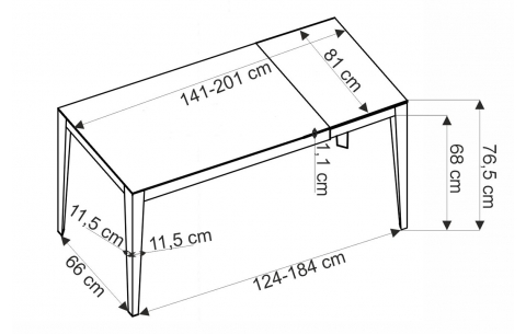 Valgomojo stalas XFL 13876