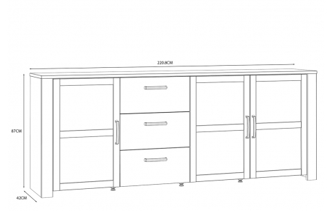 Komoda LBH 13901