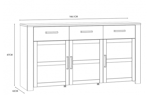 Komoda LBH 13902