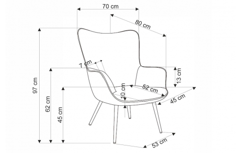 Fotelis RMR 14640