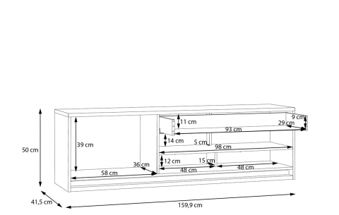 TV ir audio spintelė NTT 14652