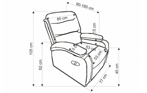 Fotelis GDR 14655