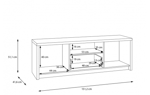 TV ir audio spintelė SFM 15521