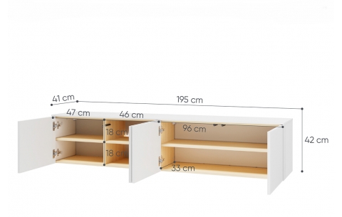 TV ir audio spintelė LIBA 16445