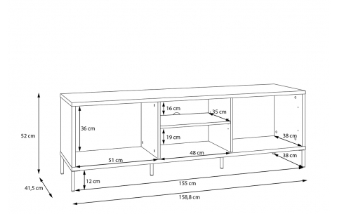 TV ir audio spintelė VSR 16886