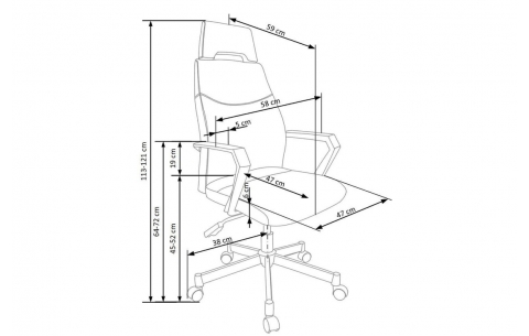 Darbo kėdė FLF 2329
