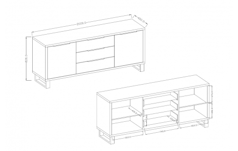 Komoda HALLE 4158