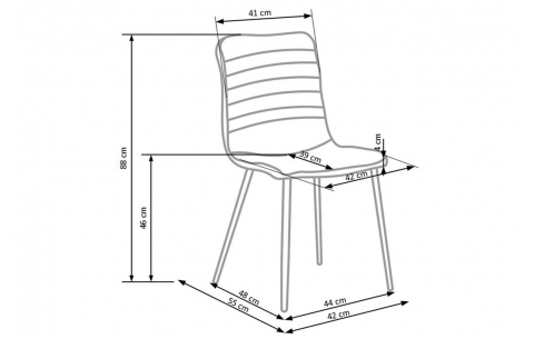 K251 - HALMAR Valgomojo kėdės
