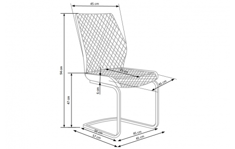 K272 - HALMAR Valgomojo kėdės