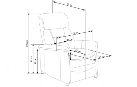 Fotelis DJR 6055