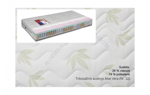 Čiužinys DUETAS 120/140/160/180