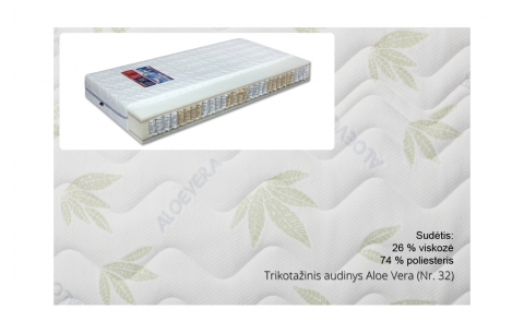 Čiužinys PALMA 120/140/160/180/200